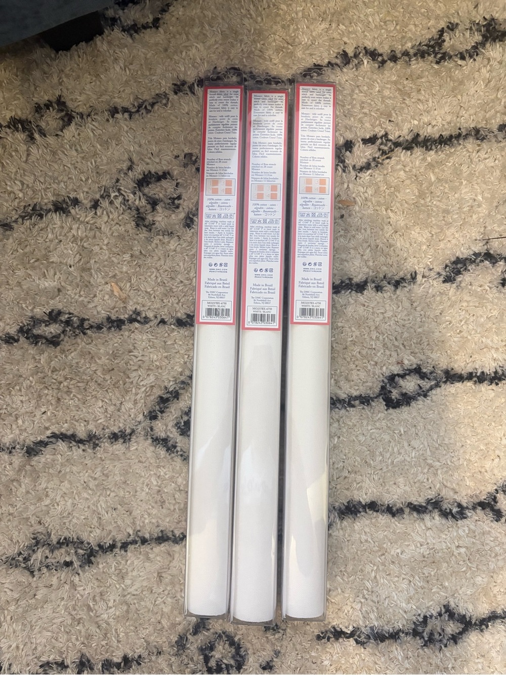Adhesive Drawer & Shelf Liner Roll — White, Pack of 3